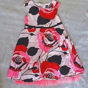 Girls floral sleeveless dress